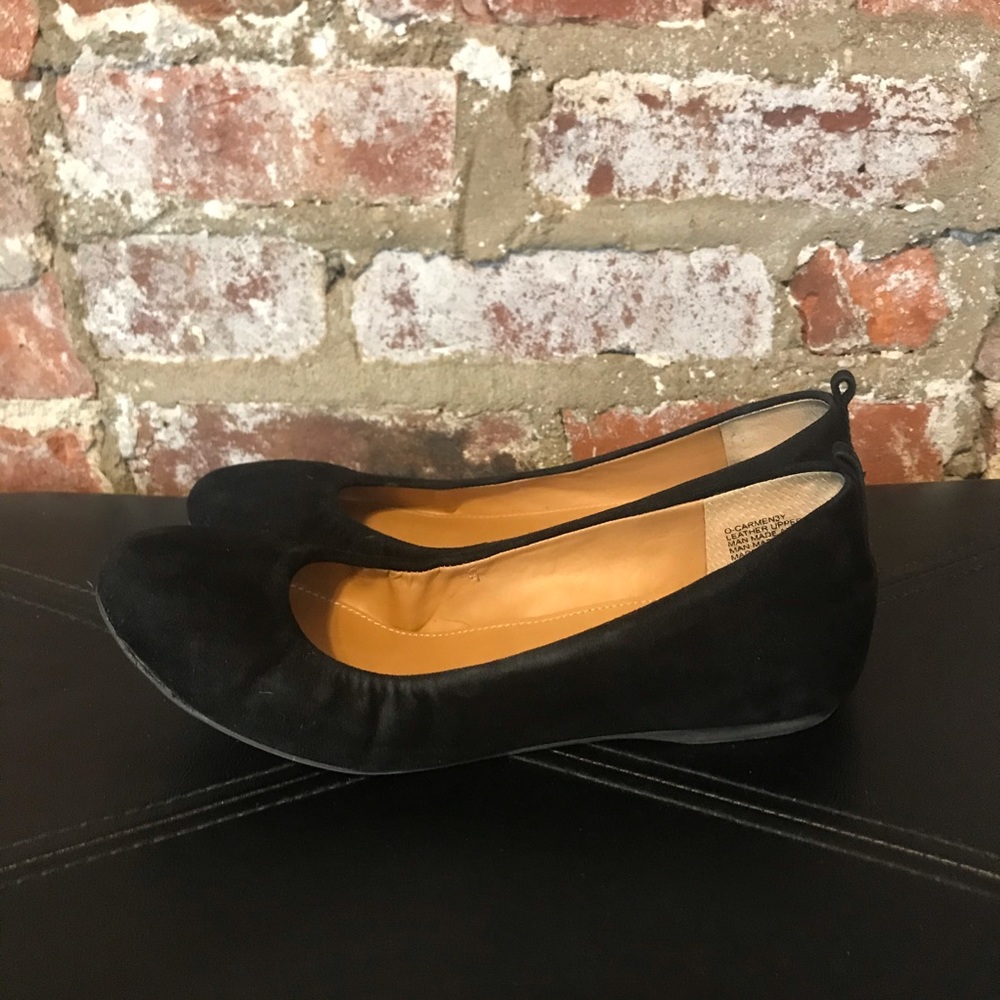 Nine West Black Suede Flats - Picture 3 of 8